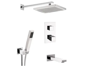 SKYLINE - Shower tap with overhead shower _ Daniel Rubinetterie